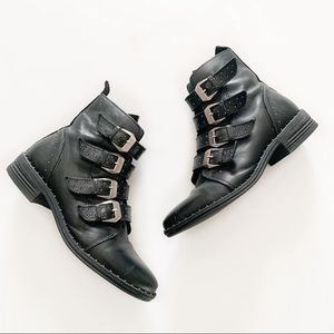 Steve Madden studded buckle boots